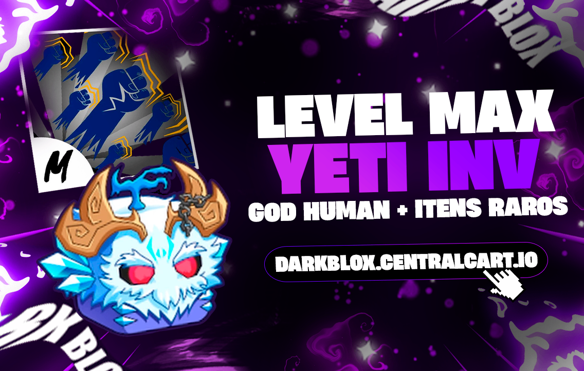 ⭐LVMAX + GHM 👊 +YETI NO INVENTARIO⛄ + FRUTAS E ITENS 🍎